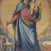 Foto: Dipinto della Madonna con Bambino  - Chiesa del Santissimo Salvatore  (Collepardo) - 8