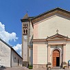 Foto: Facciata - Chiesa di San Giorgio Martire - XIX sec. (Castello Molina di Fiemme) - 1