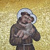 Foto: Particolare del Mosaico di San Francesco - Chiesa di San Gioacchino (Ateleta) - 22