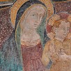 Foto: Particolare dell' Affresco della Madonna con Bambino - Chiesa di Santa Maria Impensole - sec. XII (Narni) - 15