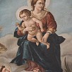 Foto: Particolare dell' Affresco della Madonna con Bambino - Chiesa di Santa Maria Maggiore o della Misericordia (Pacentro) - 14