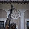 Foto: Particolare della statua di Santa Scolastica - Il Chiostro Rinascimentale  (Subiaco) - 6