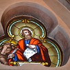 Foto: Vetrata Decorata  - Chiesa di San Bartolomeo Apostolo - sec XII-XVIII (Alleghe) - 18