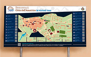 progetto amatrice in virtual tour