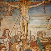 Foto: Dettaglio dell' Affresco della Crocifissione  - Santuario dell'Icona Passatora - sec. XIV (Amatrice) - 17
