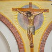 Foto: Parete della Sala Decorata con Crocifissione - La Foresteria del Monastero di Santa Scolastica - Ristorazione (Subiaco) - 3